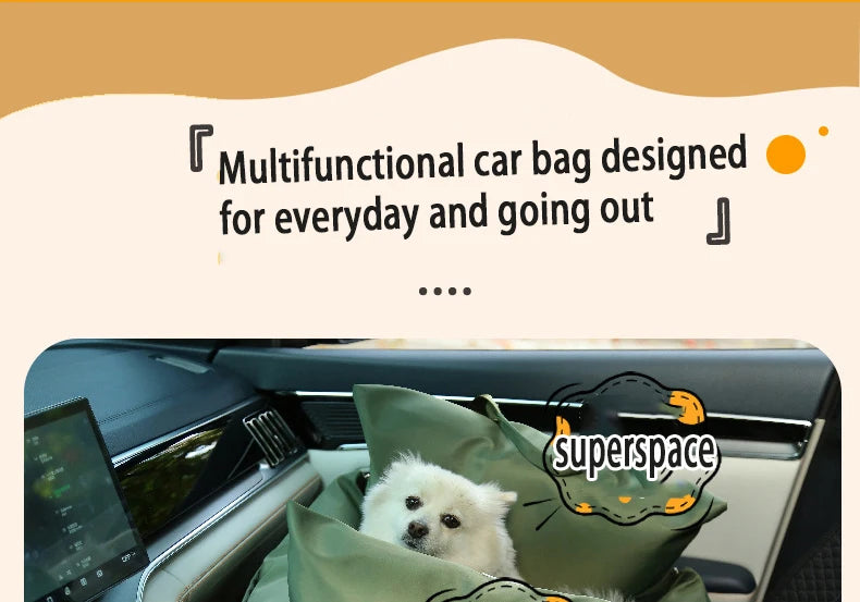 Waterproof Dog Car Seat Cover Pet Animal Nest Cushion Dogs Cats Sofa Bedding Travel Mattress for Pets