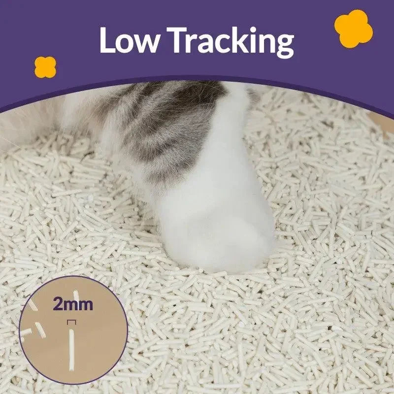 Tofu Cat Litter, Clumping, Flushable, Dust-Free, Odor Control, Low tracking, Not Suitable for Automatic Litter Boxes