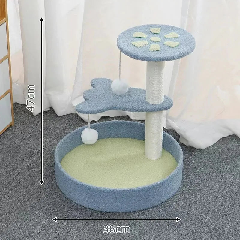 Cats Scratcher Cat Tree House Scratching Post for Cats Climbing Shelf Cat Tree Tower Condo Furniture Pet Products Scratch Frame