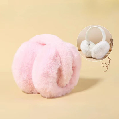 New Lovely Winter Warm Cat Ear Warmers Glitter Ears Plush Earmuffs for Women Playful Girls Ear Muffs Cold Protection Warm Hot
