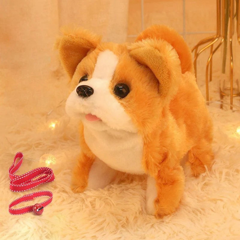 Baby Toy Dog That Walks Barks Tail Wagging Plush Interactive Electronic Pets Puppy Toys For Girls Boys Birthday