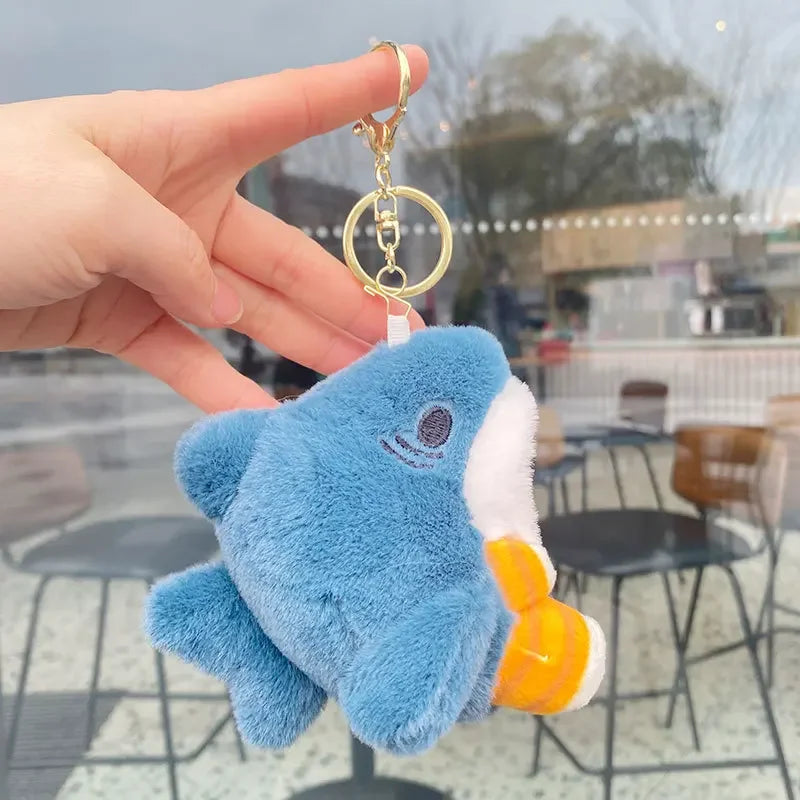 12cm Kawaii Anime Mofusand Plush Keychain Pendant Cartoon New Pp Cotton Doll School Bag Pendant Children's Prize Birthday Gift