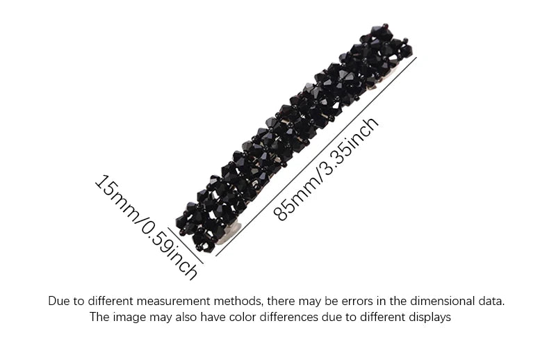 New Korean Elegant Hairpins Hairgrips Crystal Rhinestone Barrettes Hair Clips For Women Girls Hair Accessories