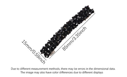 New Korean Elegant Hairpins Hairgrips Crystal Rhinestone Barrettes Hair Clips For Women Girls Hair Accessories