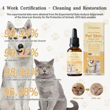 Pet Moss Essence Anti-Itch Anti-flea Mites Ticks Spray For Cat And Dog Skin Problems Pet Healthy Care