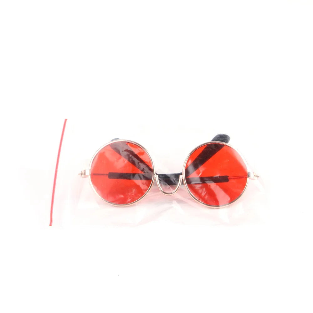 Handsome Pet Cat Glasses Eye-wear Retro Round Sunglasses for Small Dog Cat Pet Photos Props Accessories Pet Products