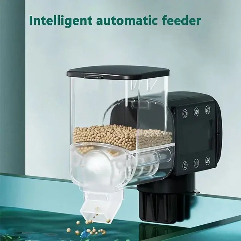 Aquarium Fish Tank Feeder Intelligent Automatic Feeder Digital Timing Wifi Wireless Remote Control Fish Feeding