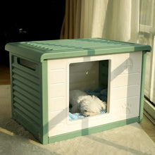 Outdoor & Indoor Plastic Dog House – Rainproof Four Seasons Pet Nest
