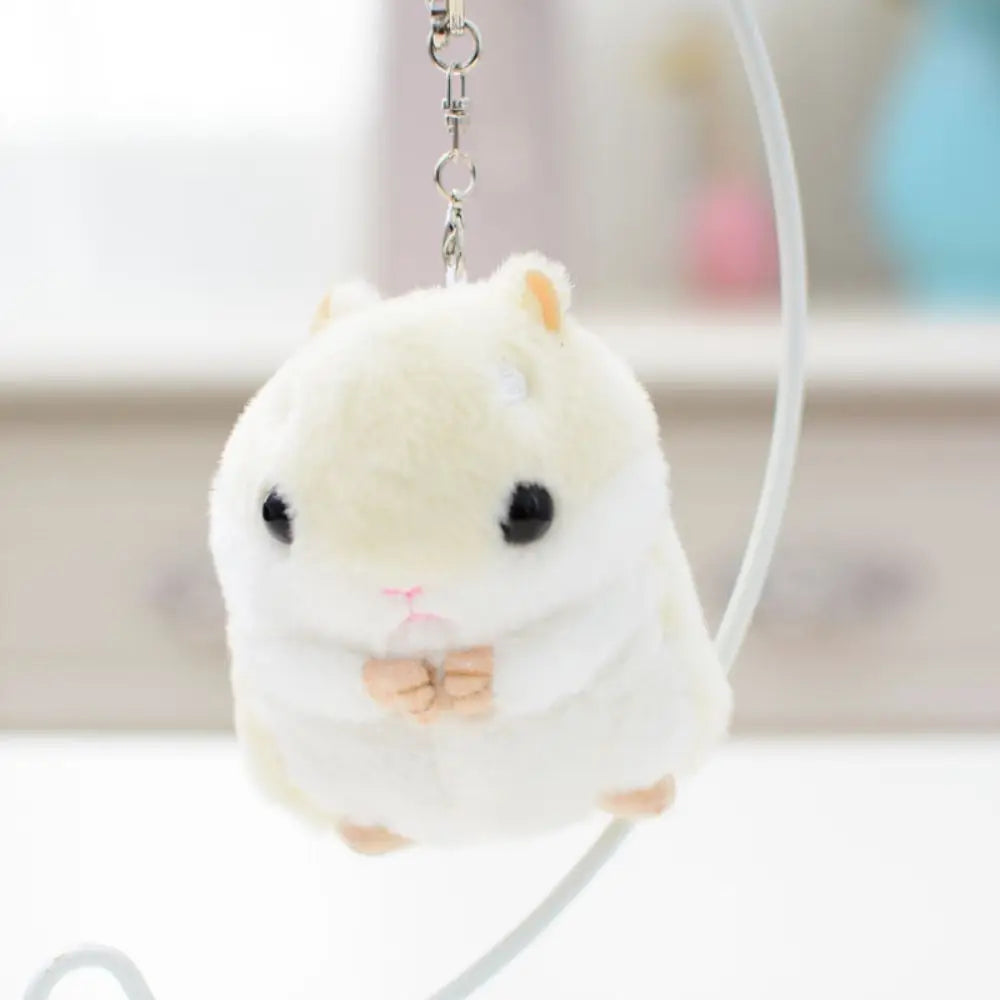 Plush Toys Animal Children toys key chain Stuffed 10cm Hamster pendant Kawaii Dolls Kids Child Christmas Gifts bag Doll For baby