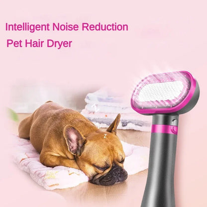 ペットヘアドライヤーソフトコーミング一体型小型・中型猫犬用ヘアドライヤー犬猫用ブロー乾燥静音ヘア乾燥