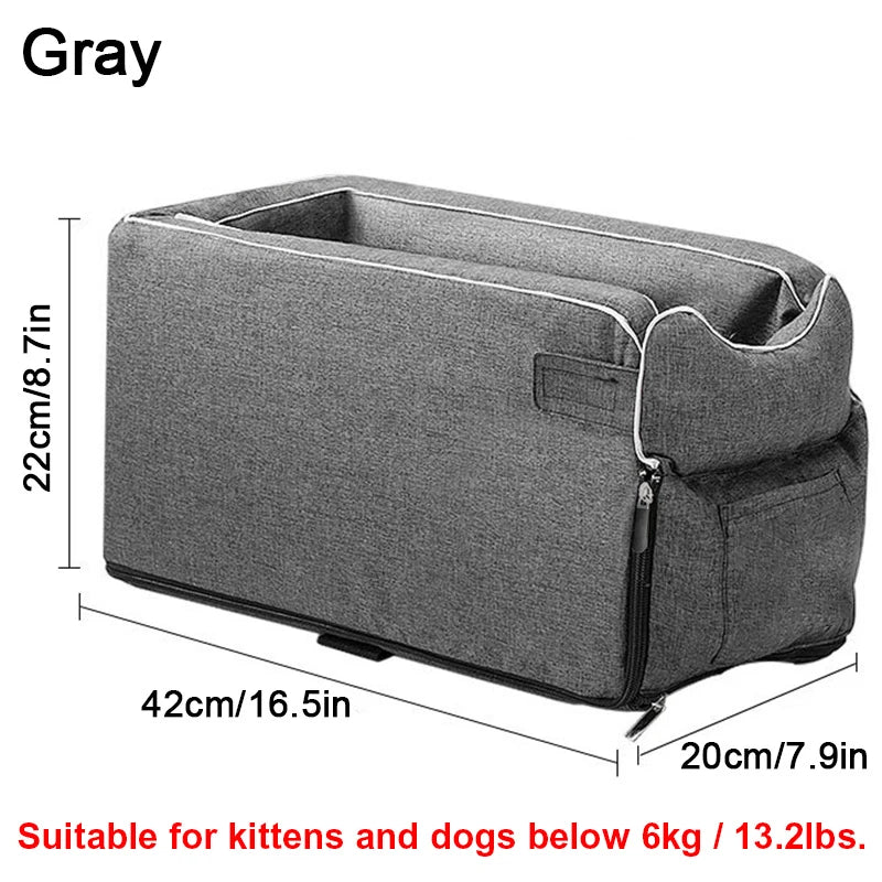 Portable Dog Cat Car Seat Travel Companionship  Safety Pet Car Bed Transport Dog Carrier Protection House Cat Accessories