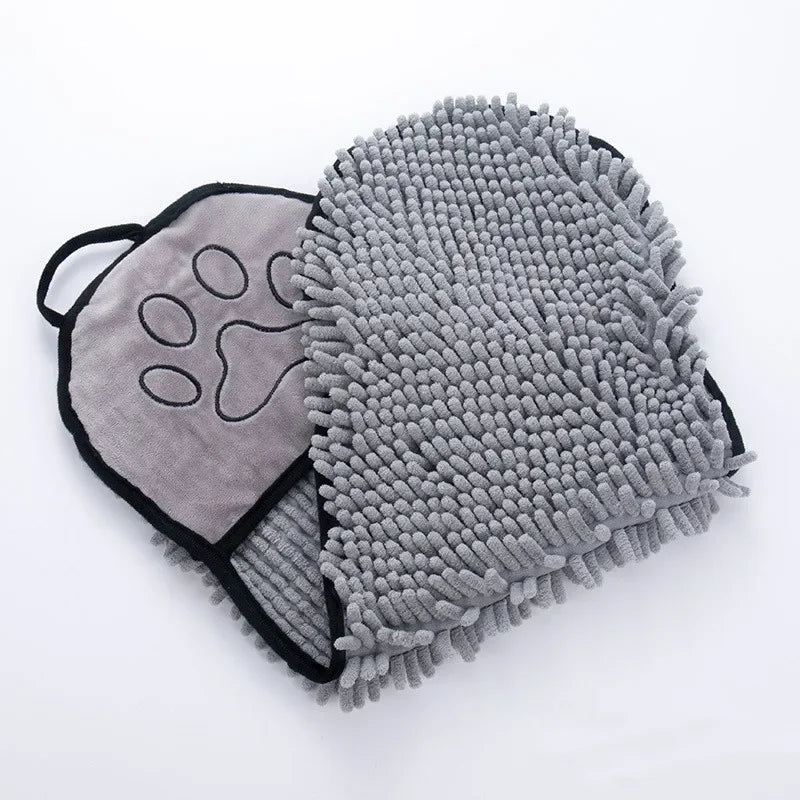 Super Absorbent Pet Bath Towel for Dogs & Cats – Quick Dry