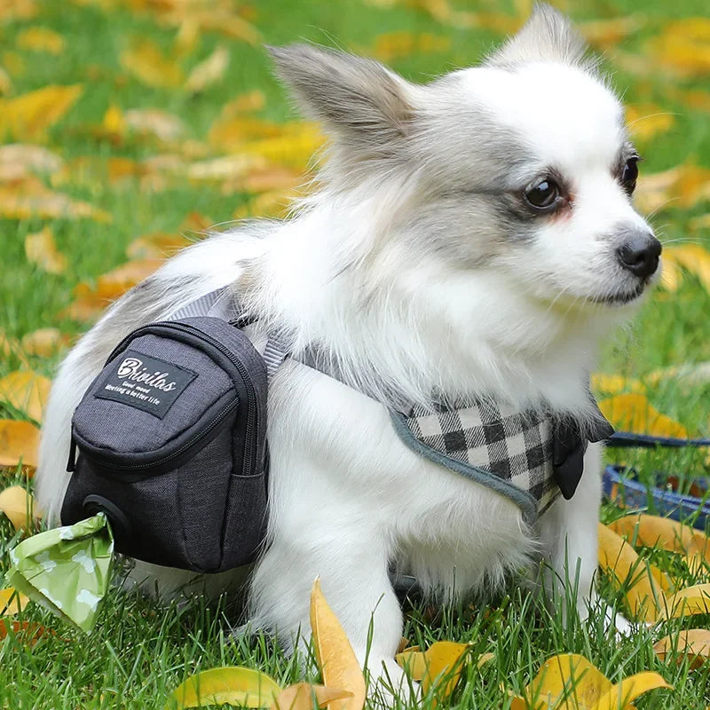 Portable Dog Training Treat Bag Outdoor Pet Dog Treat Pouch Puppy Snack Reward Waist Bag Dog Poop Bag Dispenser Pet Accessories