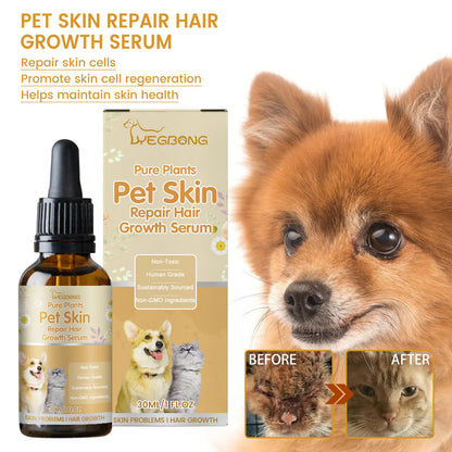 Pet Moss Essence Anti-Itch Anti-flea Mites Ticks Spray For Cat And Dog Skin Problems Pet Healthy Care