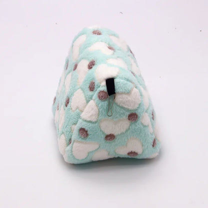 Heart Plush Pet Hamster Nest for Birds House Warm Comfortable Winter Parrot Hammock Cave Cage Hut Tent Pet Bird Cage Accessories