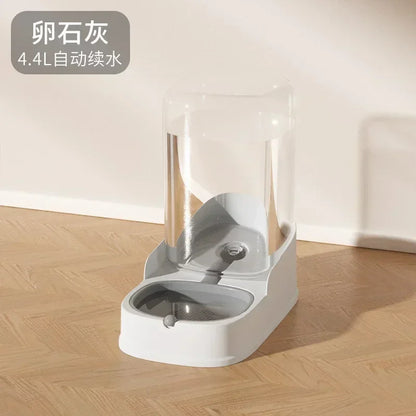 New Pet Cat Large Capacity Water Food Automatic Feeder Drinking Water Supplies Food Container Water Dispenser Dry Wet Separation