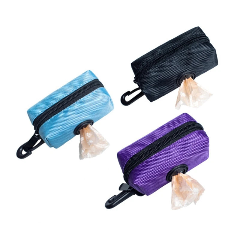 Portable Dog Poop Bag Dispenser Pouch Biodegradable Holder