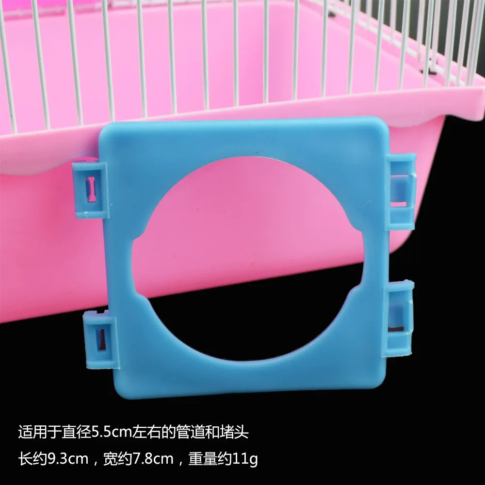 Cute DIY Hamster Tunnel Toy Pet Sports Training Pipeline Transparent Runway Toy Pet Hamster Game for Small Animal Accessories