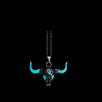 Luminous Glowing Lotus Cat Snake Ox Elephant Pendant Necklace Glow In The Dark Tree Necklace for Men Women  Halloween Gift