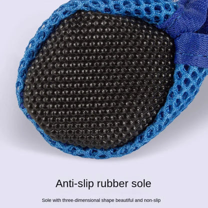 Non-slip Dog Boots for Small & Medium Dogs, 4pc Set