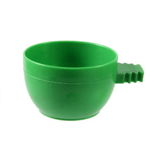 3 件組迷你鳥鸚鵡飼料水碗餵食器塑膠鴿子鳥籠沙杯餵食架