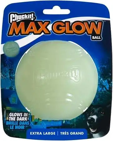 Chuckit Max Glow Ball Dog Toy  for dogs