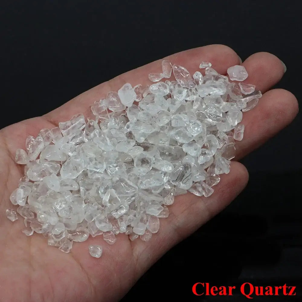 Natural Stones Gravel Crystals Chip Quartz Ore Minerals Reiki Healing Tumbled Agates Specimen Aquarium Fish Tank Home Decoration