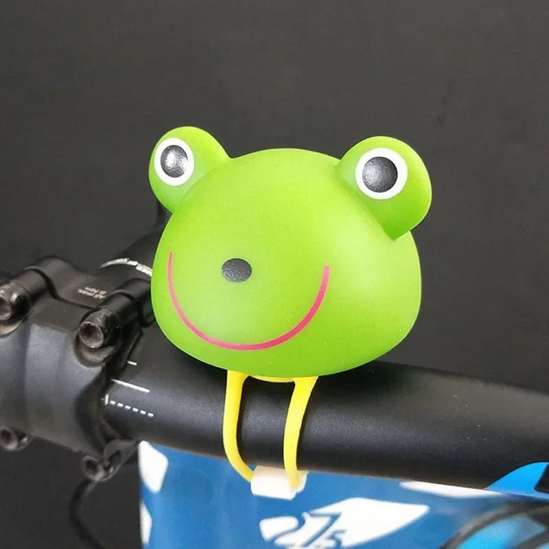 Cute Rubber Bicycle Bell Cartoon Animal Small Hamster Tricycle Scooter Handlebar Air Horn Ring Children's Balance Car Decoration