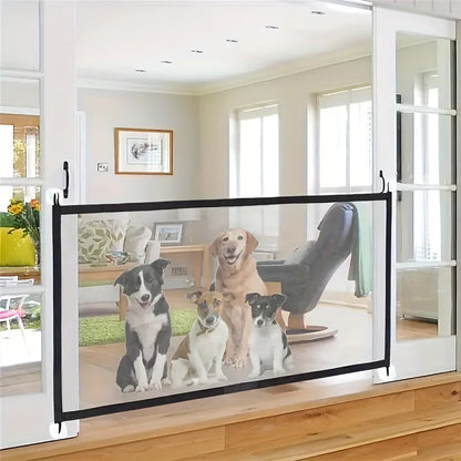 Foldable Dog Barrier Isolation Fence Foldable Indoor Dog Gate Puppy Safety Fence Dog Gate for The House Doorway Stairs