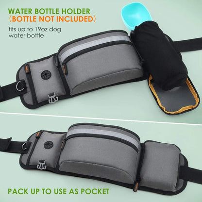 Dog Treat Pouch for Training Outdoor Dog Treat Pouch Training Feeding Bag Large Capacity Pet Trainer Reward Waist Bag Dog Supply
