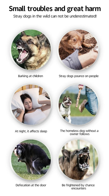 Mini Ultrasonic Dog Repeller Training Dog Stop Barking Smart Portable Outdoor Defense Dogs Anti-barking Training Device