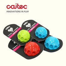 CAITEC Squeaking Bouncing Ball Dog Toy, Durable Dog Fetch Toy, High Bounce Dog Ball, Squeaky Ball for Dogs, Floatable Dog Toy, Bite Resistant Dog Ball, Pet Interactive Toy, Dog Training Ball, Small & Large Dog Toys, Dog Toys for Chewers