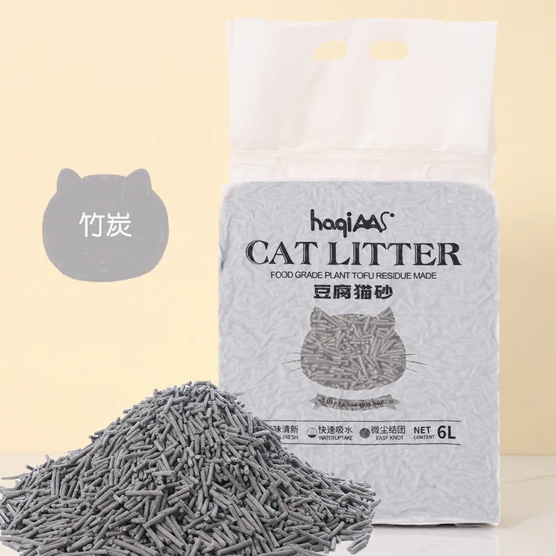 Original Tofu Cat Litter 6L Green Tea Mixed Plant Cat Litter Pet