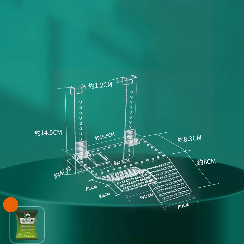 Turtle Basking Platform Turtle Dock Ladder Climbing Fish Tank Habitat Float Island for Reptile Terrarium Aquarium Accessories