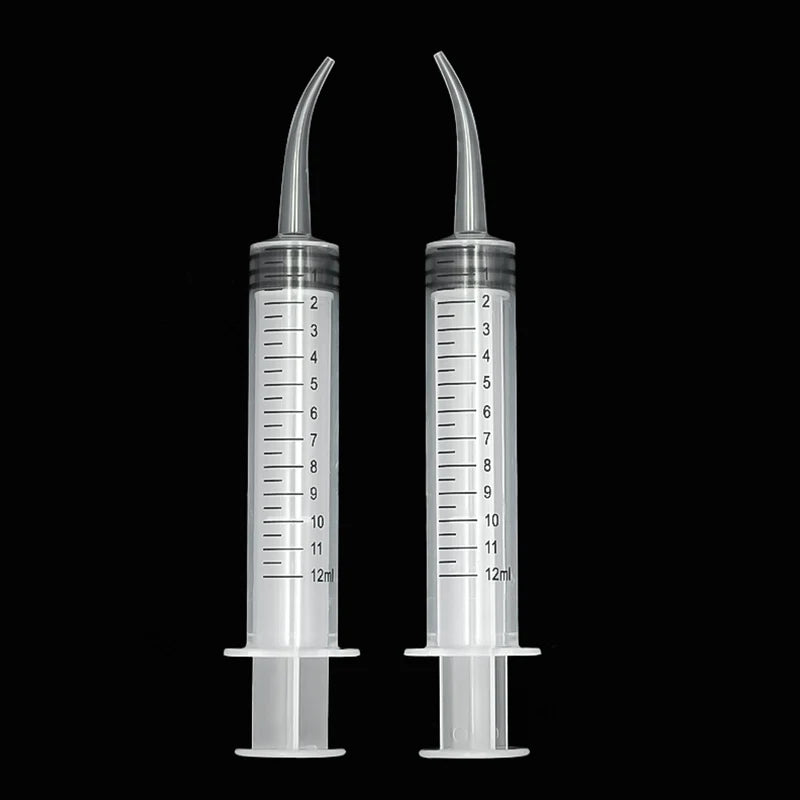 Elbow Syringe Bird Feeding Breast Feeding Medicine Feeder 12ml Plastic Syringe Needleless Syringe Pigeon Feeding