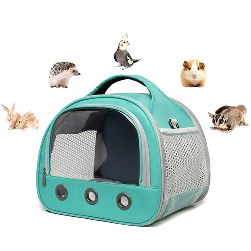 Portable Cat Dog Bird Rabbit Carrier Bag Pet Travel Bags Breathable Mesh Outdoor Tent Carrier Outgoing Pets Handbag