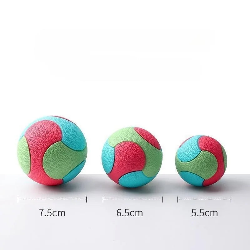 Pet Dog Interactive Ball Toy Training Chew Play Fetch Bite Toys Solid Rubber Dog Balls Pet Supplies