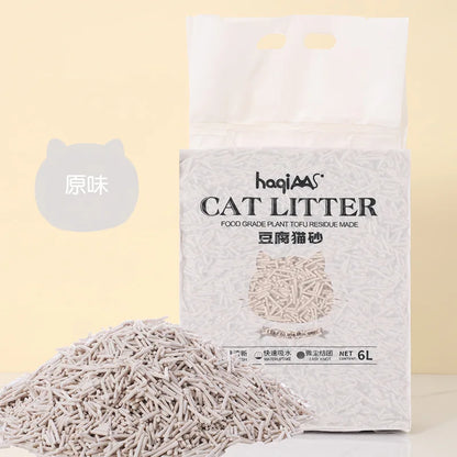 Original Tofu Cat Litter 6L Green Tea Mixed Plant Cat Litter Pet