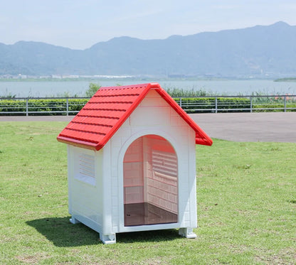 Foldable Waterproof Outdoor Plastic Dog House for Large Dogs