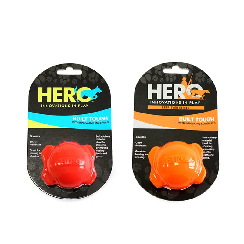 CAITEC Dog Toys Squeaking Ball Soft Floatable Springy Suitable for Tossing Chasing 4 Sizes for Small to Large Dogs