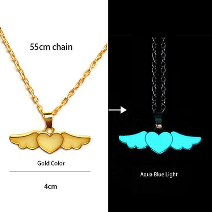 Luminous Glowing Lotus Cat Snake Ox Elephant Pendant Necklace Glow In The Dark Tree Necklace for Men Women  Halloween Gift
