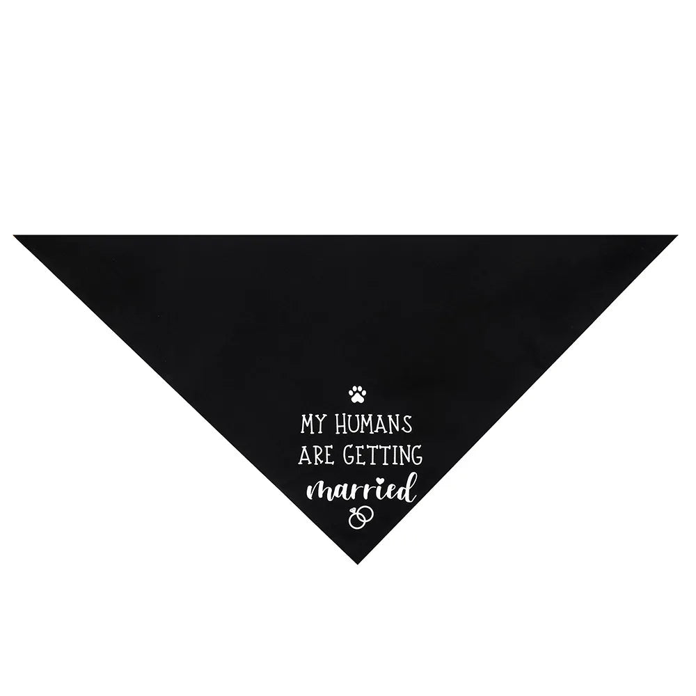 Sucado Style She Said Yes Best Dog Bandana for Wedding Engagement Announcement Gift Photo Prop Pet Scarf Accessories