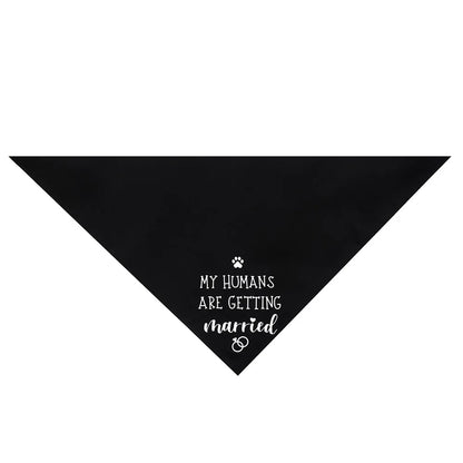 Sucado Style She Said Yes Best Dog Bandana for Wedding Engagement Announcement Gift Photo Prop Pet Scarf Accessories