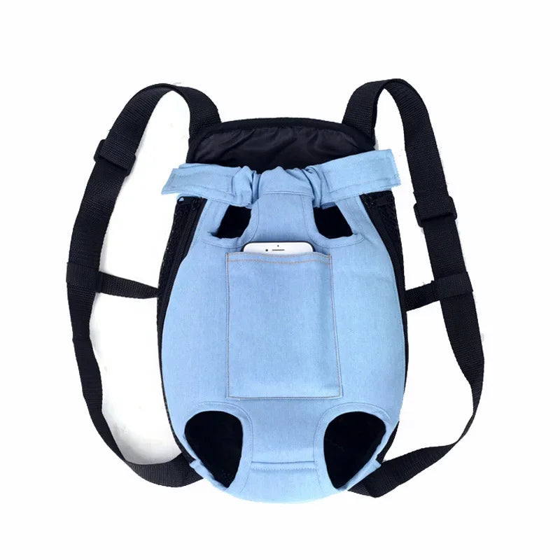 Denim Pet Dog Backpack Outdoor Travel Dog Cat Carrier Bag for Small Dogs Puppy Kedi Carring Bags Pets Products