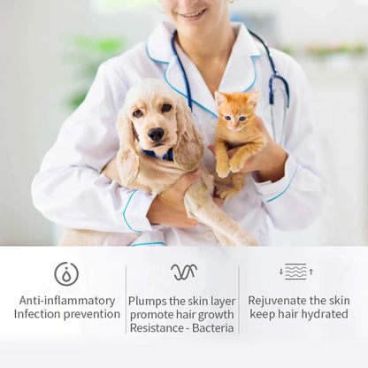 Pet Hair Care Essence Cat Hair Softening Moisturizing Dog Coat Conditioner Itch Relief Deodorizer Anti Flea Dog Hair Care Cream