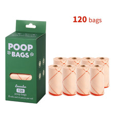 120pcs Biodegradable Pet Poop Bags with Dispenser & Clip