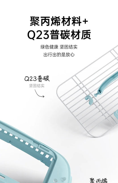 Pet Flight Case Cat Portable Cage Pet Portable out Car Box Cat Bag Small Puppies Upper Opening