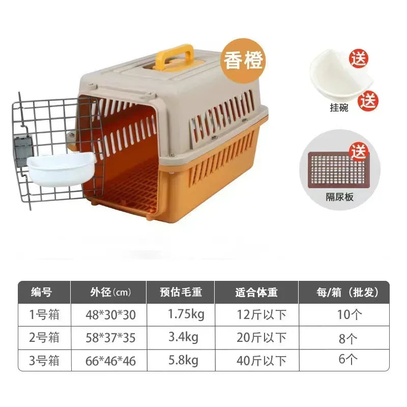 Pet Product Plastic Dog Flight Cage For Transport animal cages pet carrier xxl pet cages carriers houses large kennel