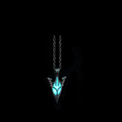 Luminous Glowing Lotus Cat Snake Ox Elephant Pendant Necklace Glow In The Dark Tree Necklace for Men Women  Halloween Gift