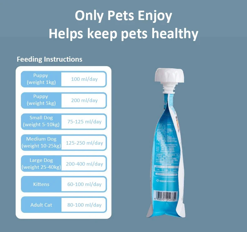 New Cat Snacks Saanen Natural Goat Milk Puppy Kitten Food Nutritious Calcium Supplementation Softening Hair Pet Dog Food Snacks